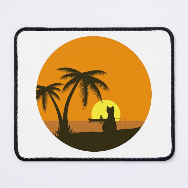 Item preview, Cat Looking At Sunset designed and sold by Printshac.