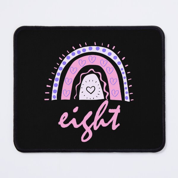 Item preview, Eight Year Old Eighth Birthday Cute Fun Doodle Boho Rainbow designed and sold by LadySaltwater.