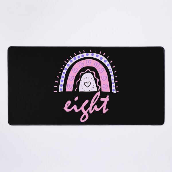 Item preview, Eight Year Old Eighth Birthday Cute Fun Doodle Boho Rainbow designed and sold by LadySaltwater.