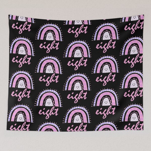 Item preview, Eight Year Old Eighth Birthday Cute Fun Doodle Boho Rainbow designed and sold by LadySaltwater.