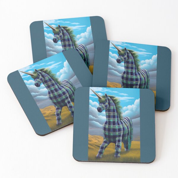 Item preview, Tartan unicorn (#01) [Create a set!] designed and sold by SolidEarthArt.