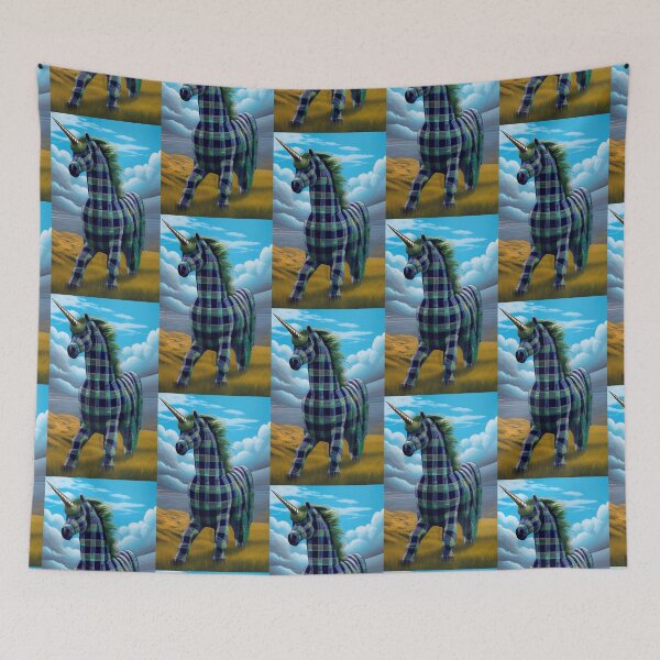 Item preview, Tartan unicorn (#01) [Create a set!] designed and sold by SolidEarthArt.