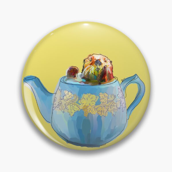 Item preview, Otter in a Teapot  designed and sold by donnadavisart.