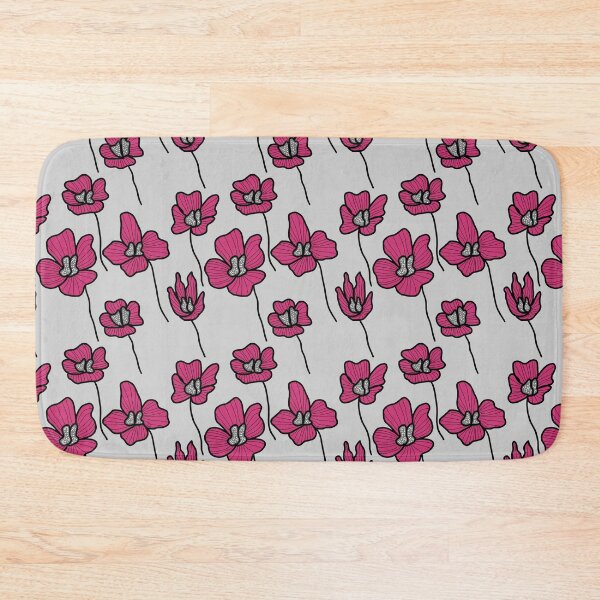 Item preview, Beautiful Grey And Purple Flowers designed and sold by patternologyy.