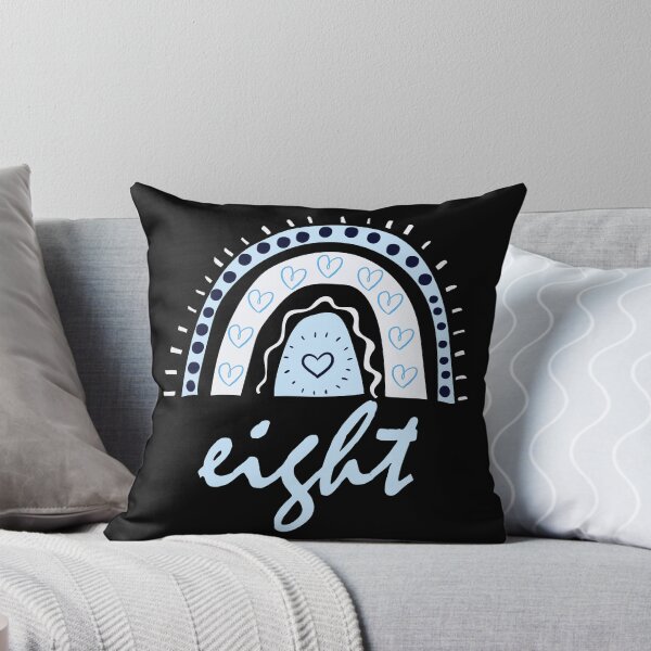 Item preview, Eight Year Old Eighth Birthday Cute Fun Doodle Boho Rainbow designed and sold by LadySaltwater.