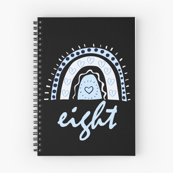 Item preview, Eight Year Old Eighth Birthday Cute Fun Doodle Boho Rainbow designed and sold by LadySaltwater.