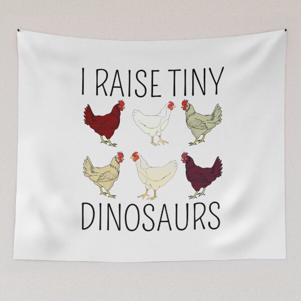 Item preview, Raise Tiny Dinosaurs Funny Chicken Lover designed and sold by cimibaka25.