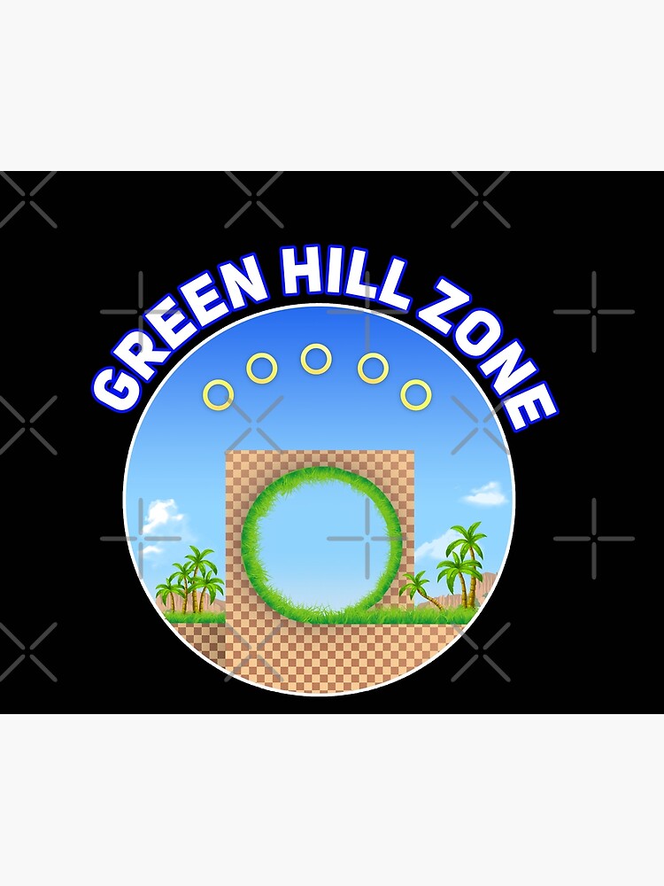 Sonic Green Hill Zone Game Design Shirt128 Poster for Sale by  MindsparkCreati