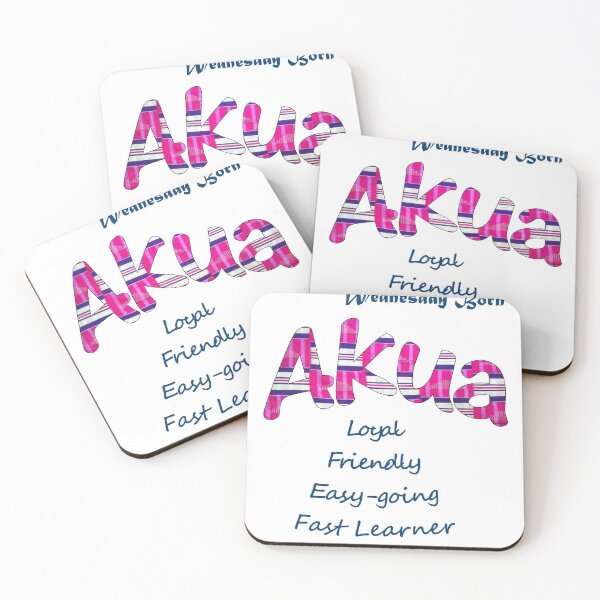 Item preview, Wednesday Born Ghanaian Female 'Akua' designed and sold by WhoWeAre.