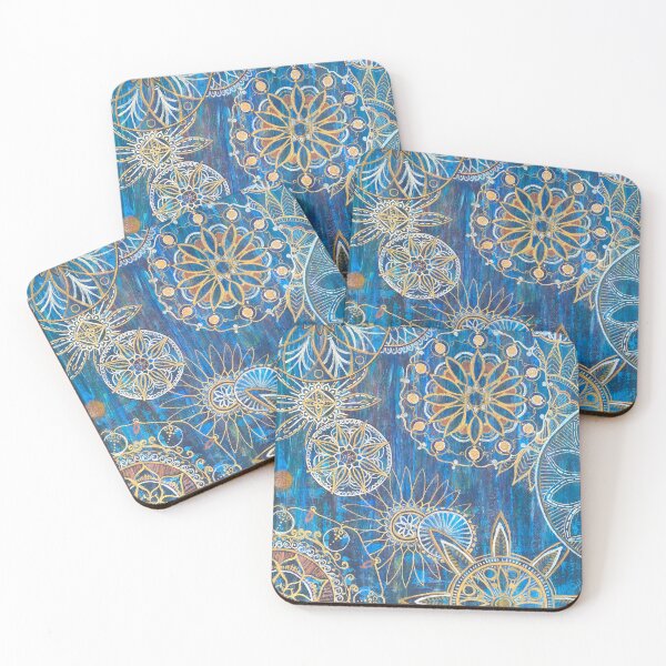 Item preview, In that Space - multiple mandala design, original acrylics on art paper - design available on many items designed and sold by AngeleBianchi.