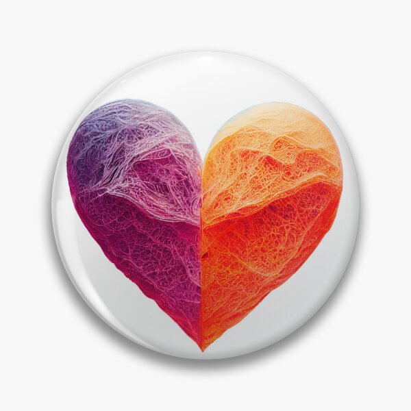 Item preview, colorful heart designed and sold by pecampillo.