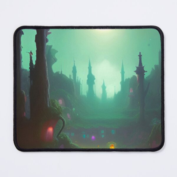Item preview, dark fantasy landscape / surreal landscape designed and sold by lumamoonia.