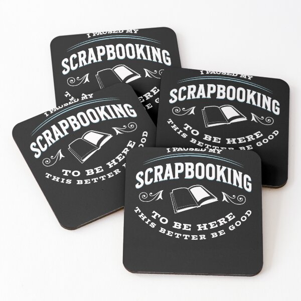 Item preview, I Paused My Scrapbooking to Be Here -  Scrapbooker Vintage  designed and sold by Amir Abou-Roumié.