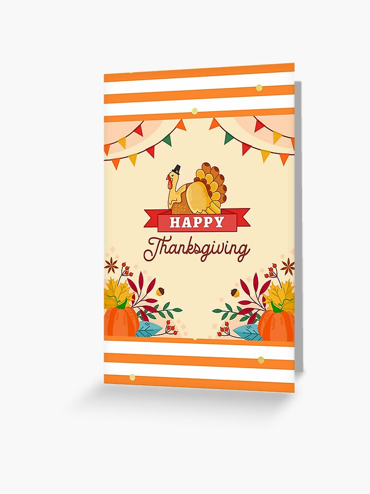 happy-thanksgiving-day-greeting-card-for-sale-by-coolar-redbubble for Free Printable Thanksgiving Day Greeting Cards Happy Thanksgiving day