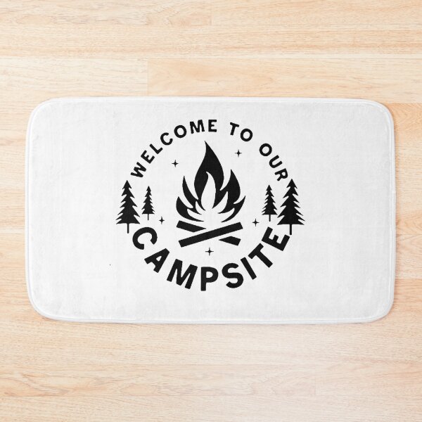 Artikelvorschau, Kopie von Willkommen auf unserem Campingplatz, unserem Campingplatz, Lagerschild, Campingplatzflagge, Lagerdekoration, Campingliebhaber, Geschenk für Naturliebhaber entworfen und verkauft von Sophistical.