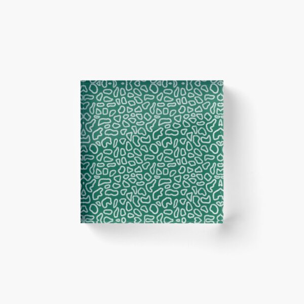 Item preview, Green And White Abstract Pattern designed and sold by patternologyy.