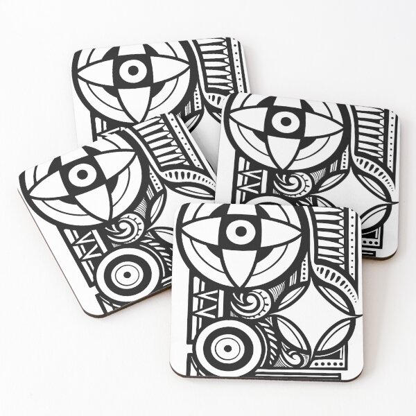 Item preview, Tribal Abstract Art 1.1 designed and sold by barabarbarart.