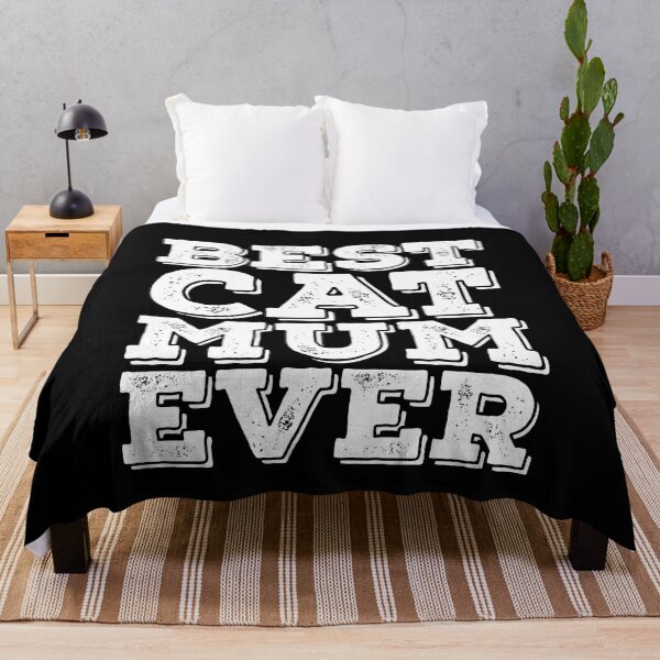 Item preview,  Best Cat Mum Ever Slogan designed and sold by PetSafari.