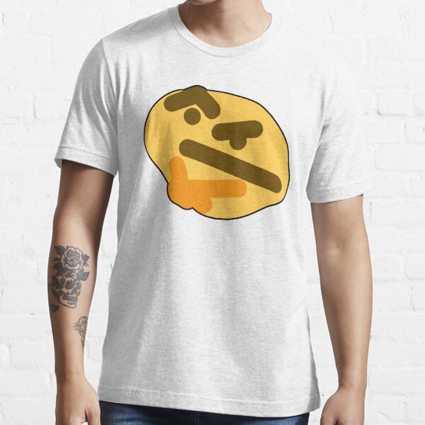 Thonkin' Funny Discord Emoji I'm Thinking Meme T-shirt 