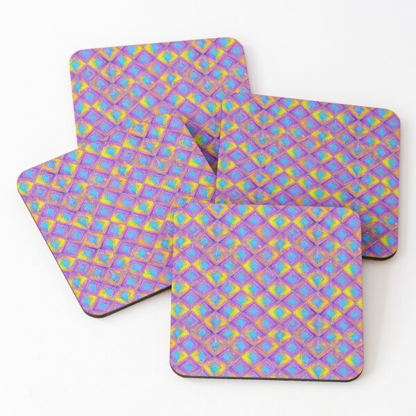 Item preview, Geometric diamond pattern - psychedelic designed and sold by pixelated_echoes.