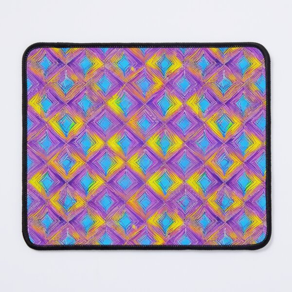 Item preview, Geometric diamond pattern - psychedelic designed and sold by pixelated_echoes.