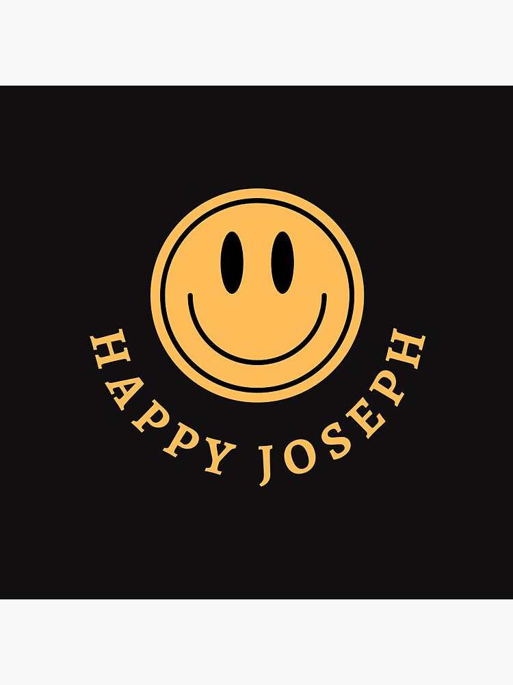 JOSEPH NAME: JOSEPH EMOJI HAPPY FACE DESIGN.