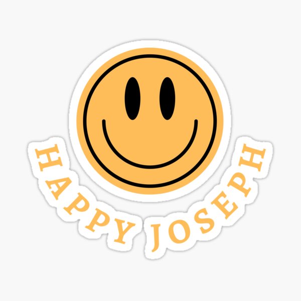 Josephです₊⁎⁺˳✧༚ JOSEPH NAME: JOSEPH EMOJI HAPPY FACE DESIGN.