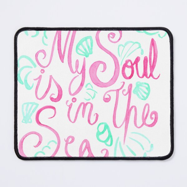 Item preview, My Soul Is In The Sea - Pink & Turquoise designed and sold by Niina  Niskanen.