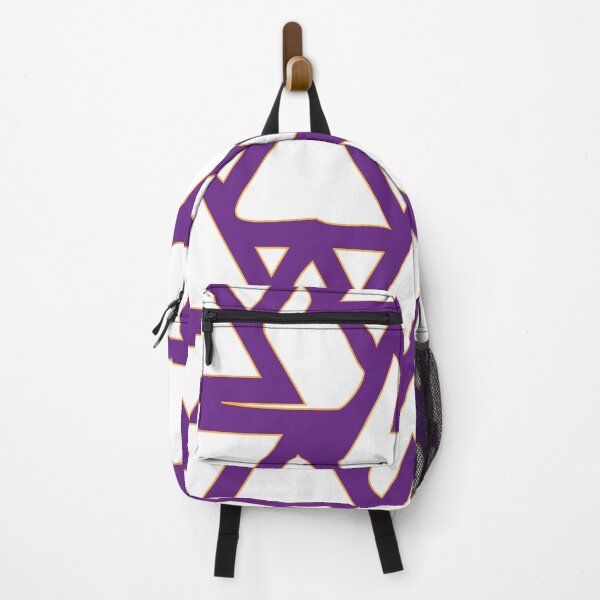 Artikelvorschau, Retro, abstraktes Design Royal Purple & Gold Yellow entworfen und verkauft von Zimbrand Designs.