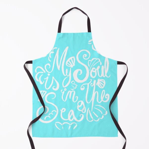 Item preview, My Soul Is In The Sea - White and Turquoise designed and sold by Niina  Niskanen.