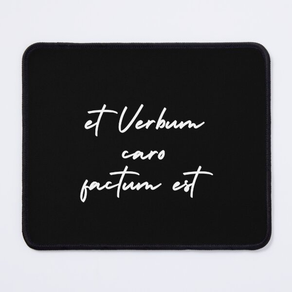 Item preview, Et verbum caro factum est bible book john chapter 1 latin designed and sold by natalisdesign.