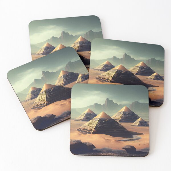 Item preview, Alien Pyramids In A Desert designed and sold by john-ess.