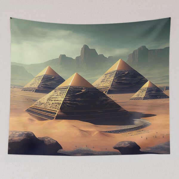 Item preview, Alien Pyramids In A Desert designed and sold by john-ess.