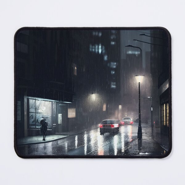 Item preview, Night In The City While Raining designed and sold by john-ess.