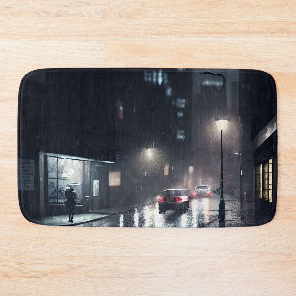 Item preview, Night In The City While Raining designed and sold by john-ess.