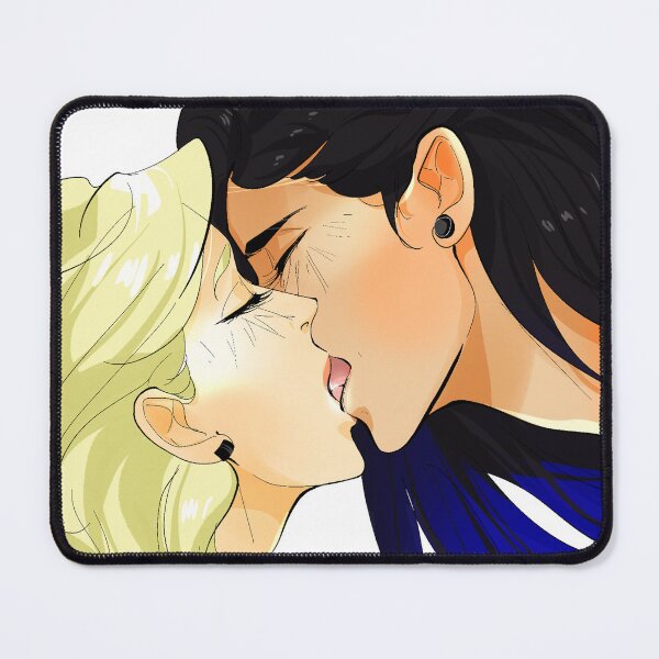 Item preview, Mitsu and Celia kiss Blindfold Mashersan designed and sold by Mashersan.