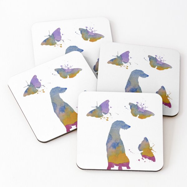 Item preview, Deerhound Art, Dog Butterfly Art, Dogs And Butterflies designed and sold by BittenByErmines.