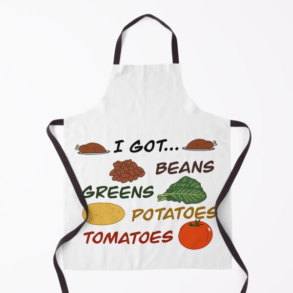 Item preview, I Got Beans, Greens, Potatoes, Tomatoes designed and sold by lazylibracrafts.