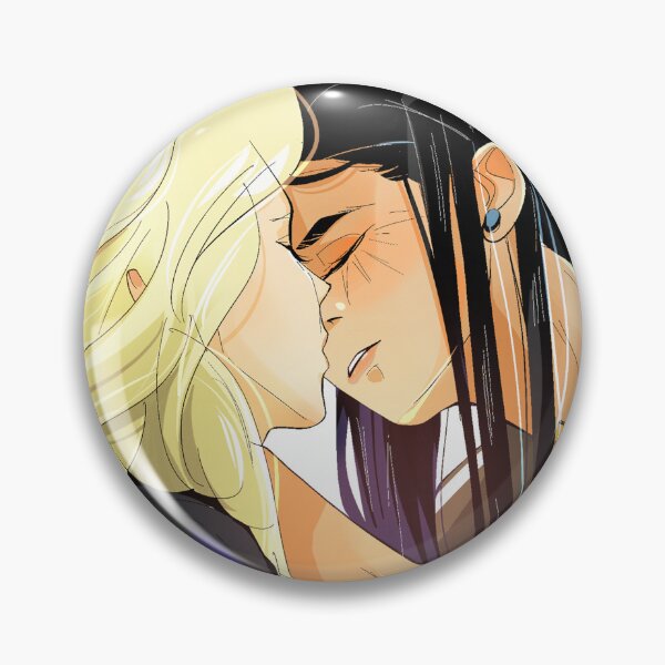 Item preview, Mitsu and Celia sweet kiss  Blindfold Mashersan designed and sold by Mashersan.