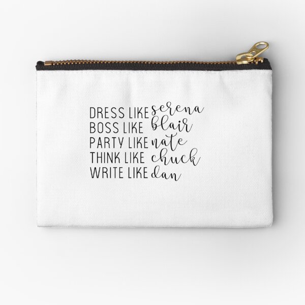 Gossip girl characters Zipper Pouch
