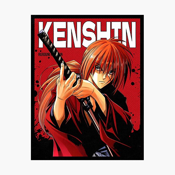 Ukeclvd Rurouni Kenshin Poster Japan Manga Himura Kenshin Personality Anime  Decorative Painting Wall Art Canvas Posters Gifts 12x18 inch No Frame