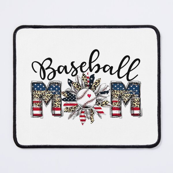 Item preview, Baseball Mom Leopard Sunflower US Flag Mother's Day designed and sold by Helbon-art.