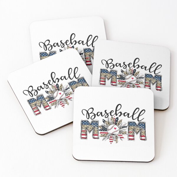 Item preview, Baseball Mom Leopard Sunflower US Flag Mother's Day designed and sold by Helbon-art.