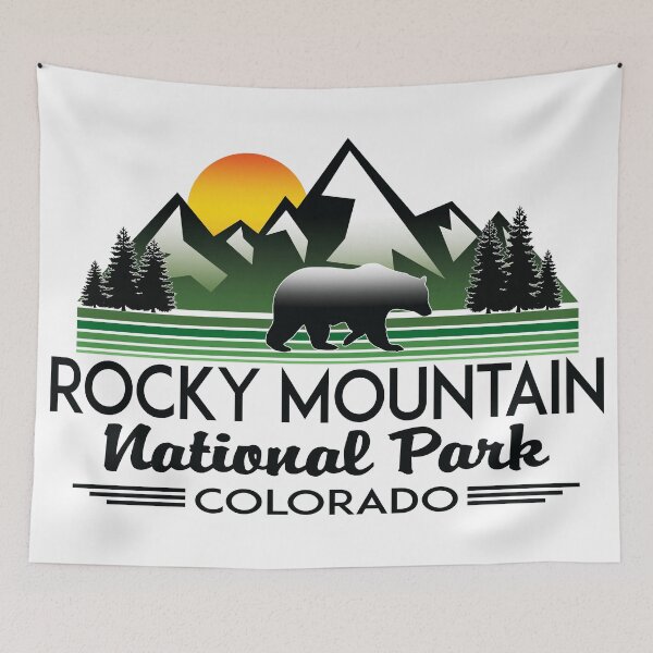 Item preview, Rocky Mountain National Park Colorado Nature Outdoors Hiking designed and sold by DESTINATIONS DECAL.
