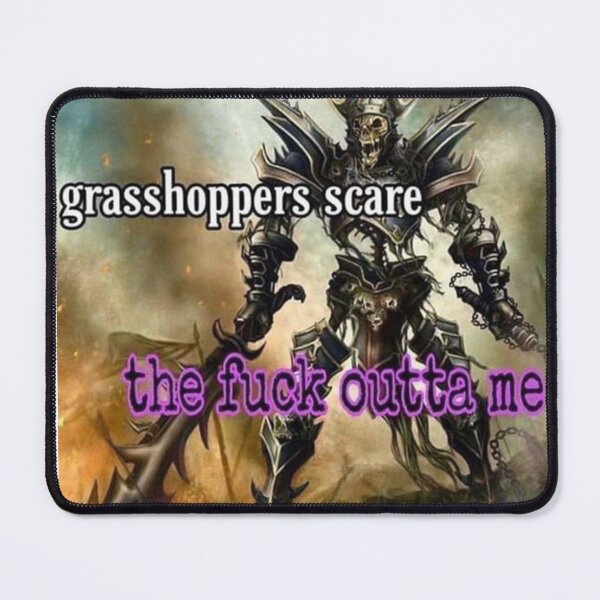 Item preview, grasshoppers scare the f outta me designed and sold by cocksnot.