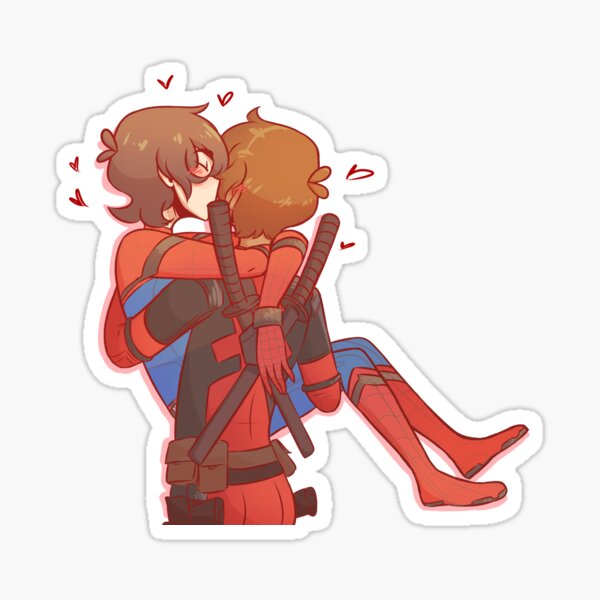 Spideypool Klance Sticker