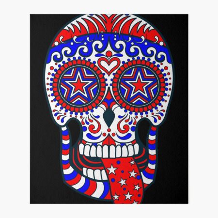 Chicago Cubs Sugar Skull Print 11x14 