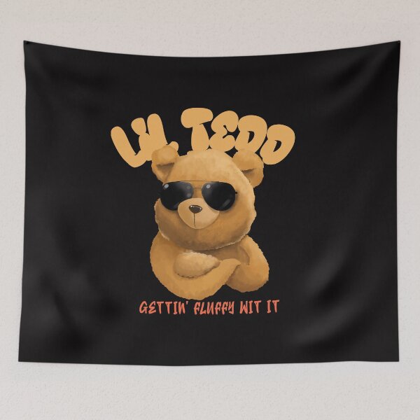 Item preview, Lil Tedd Hip Hop Rapping Teddy Bear designed and sold by davestees506.