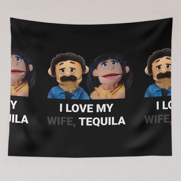 Item preview, Awkward Puppets Diego Tequila designed and sold by BDCSTYLE.