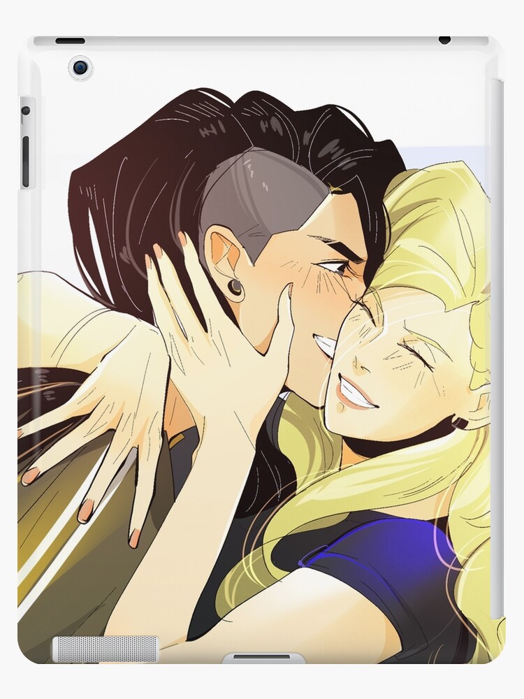Mitsu and Celia kiss deep Blindfold Mashersan Sticker for Sale by  Mashersan